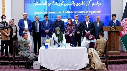 آغاز واکسیناسیون کرونا در افغانستان