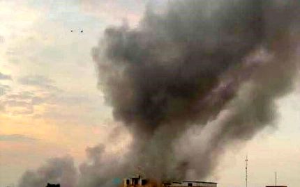 حمله هوایی دشمن به یک شهربازی در اصفهان