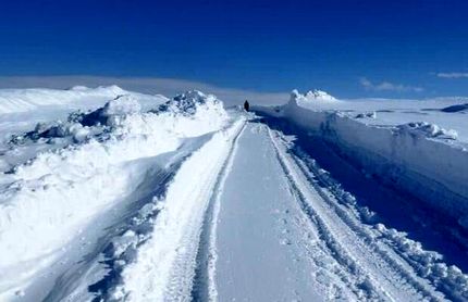 ارتفاع برف در بیله‌سوار به ۳۷ سانتی‌متر رسید