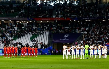 دیدار ایران و فلسطین از دید لنز دوربین