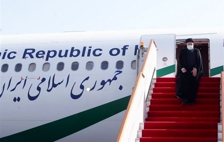 رئیس جمهور وارد فرودگاه مسکو شد