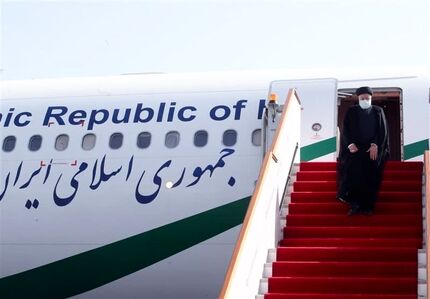 رئیس جمهور وارد فرودگاه مسکو شد