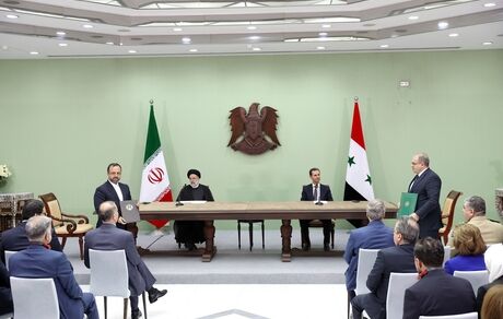 برنامه جامع همکاری‌های راهبردی و بلندمدت بین ایران و سوریه امضا شد