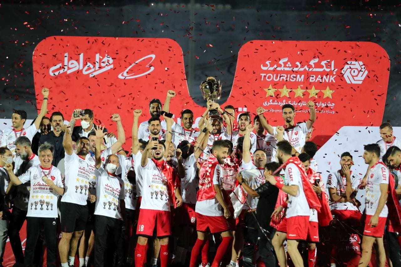 جشن پنجمین قهرمانی متوالی پرسپولیس در لیگ برتر