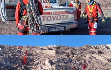 کوهنورد گرفتار در ارتفاعات کوه زنبیل نجات یافت