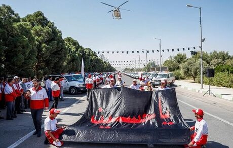 در هر ۱۰۰ عمود مسیر نجف به کربلا مراکز هلال احمر مستقر است/اعزام ۴۴ هزار نیرو