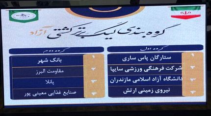 لیگ برتر کشتی قرعه کشی شد