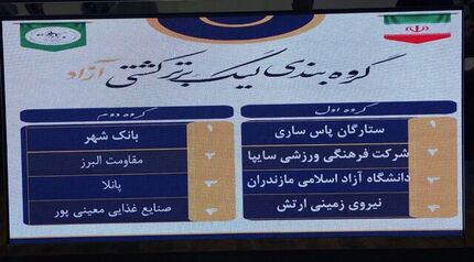 لیگ برتر کشتی قرعه کشی شد