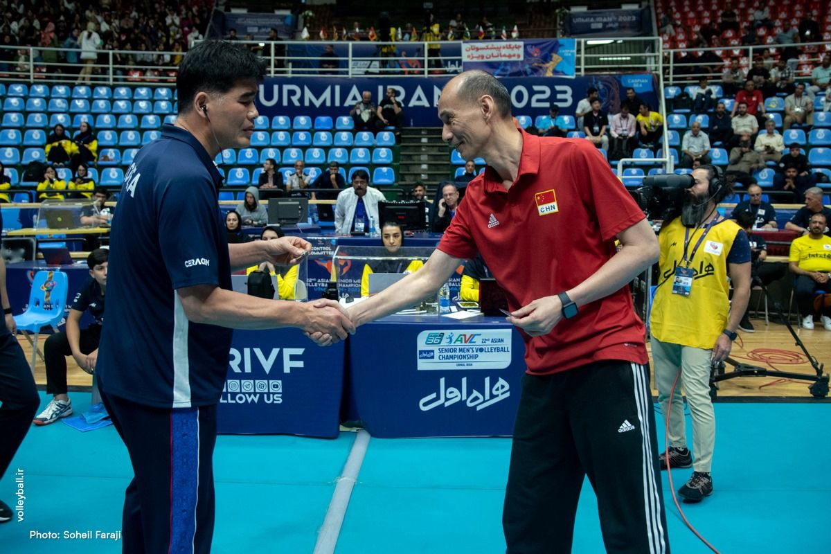 روز پنجم والیبال قهرمانی مردان آسیا در ارومیه