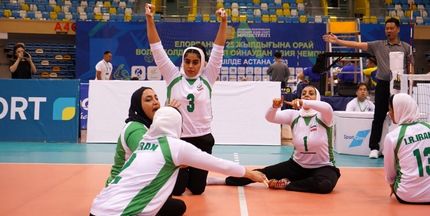 برد تیم ملی والیبال نشسته بانوان در قهرمانی آسیا