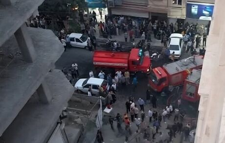۶ کشته و زخمی در آتش‌سوزی یک ساختمان مسکونی در محله حصارک پایین نسیم شهر