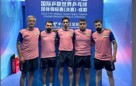 شکست تنیس روی میز ایران مقابل تایوان در قهرمانی آسیا