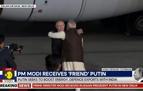 پوتین برای اولین در ۴ سال گذشته به هند رفت