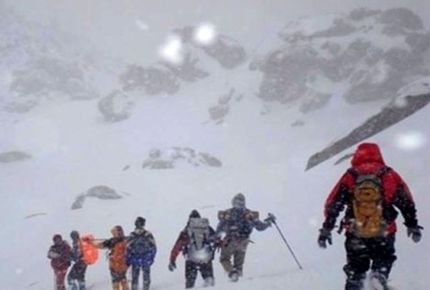 ۵ کوهنورد مفقود شده در شهرستان دنا نجات یافتند