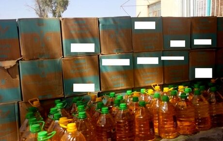 قاچاق ۱۰ تن روغن خوراکی توسط دو نفر / متهمین دستگیر شدند