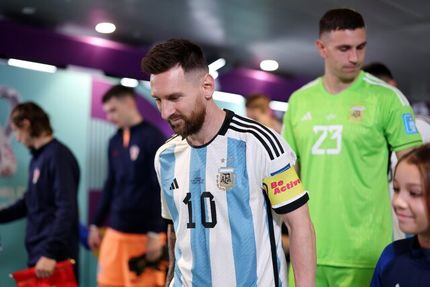 مسی رکورددار بازی در جام جهانی و بهترین گلزن تاریخ آرژانتین شد