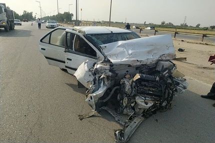 ۸ تبعه خارجی در تصادف محور کرمان رفسنجان کشته و زخمی شدند