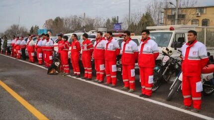 آماده‌باش کامل نیروهای عملیاتی جمعیت هلال‌احمر در ۲۱ استان