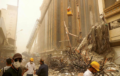 تعداد فوتی‌های ریزش متروپل به ۱۹ تن رسید