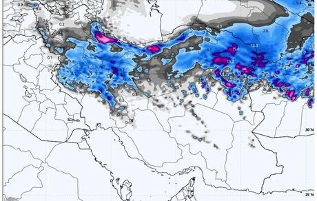ورود سامانه بارشی جدید به ۱۰ استان کشور