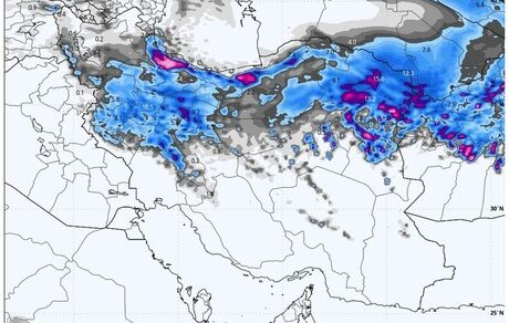 ورود سامانه بارشی جدید به ۱۰ استان کشور