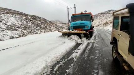 در پی بارش برف، ۷ محور استان کرمانشاه همچنان مسدود است