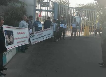 اعتراض دوباره کارگران ورزشگاه آزادی به پرداخت نشدن حقوق
