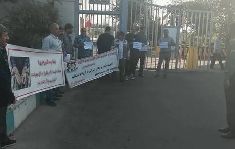 اعتراض دوباره کارگران ورزشگاه آزادی به پرداخت نشدن حقوق