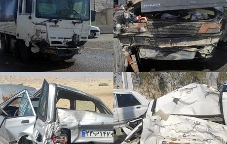 ۱۰ کشته و زخمی در تصادف خونین محور ایلام به مهران 