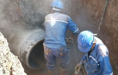 قطع آب ده‌ها روستای استان خراسان شمالی بدلیل بارش سنگین برف