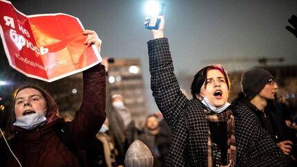 ولنتاین امسال روسیه، سیاسی شد