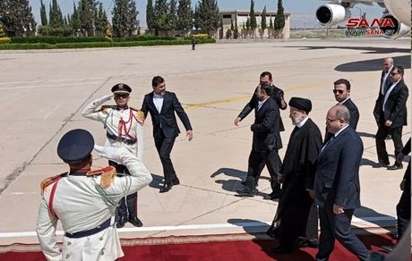 رئیس جمهور وارد سوریه شد