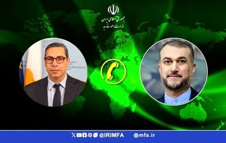 وزیر امور خارجه با همتای قبرسی گفت و گو کرد