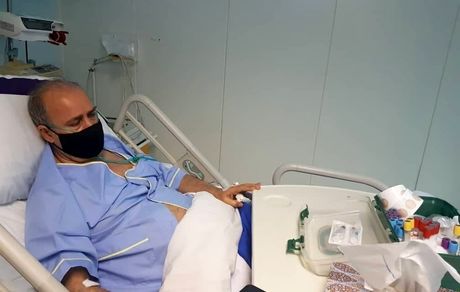 رئیس سابق فدراسیون فوتبال بستری شد