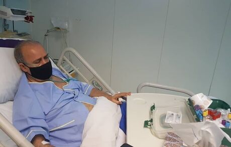 رئیس سابق فدراسیون فوتبال بستری شد