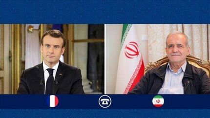 امانوئل مکرون با پزشکیان گفت و گو کرد