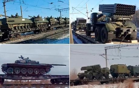 روسیه، صدها خودرو و تانک نظامی را در بلاروس مستقر کرد / آیا جنگ اوکراین گسترش می‌یابد؟