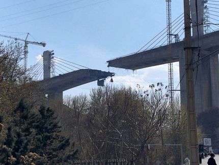 بلندترین پل خاورمیانه در کرج هدف حمله دشمن قرار گرفت و تخریب شد + جزئیات