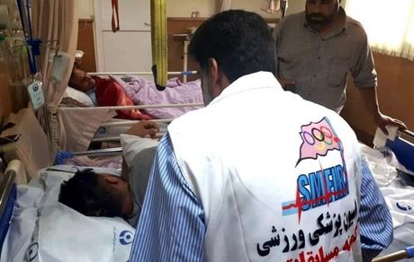 کشتی‌گیر ضایعه نخاعی در تهران بستری شد