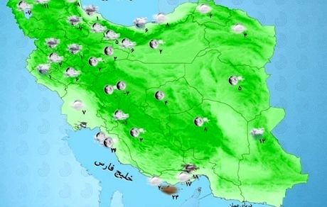 ۲۴ استان کشور درگیر کولاک و یخبندان / مراکز استان‌ها یخ زدند