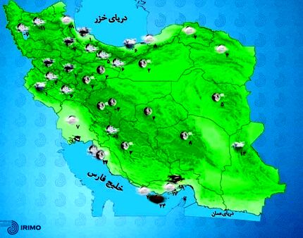۲۴ استان کشور درگیر کولاک و یخبندان / مراکز استان‌ها یخ زدند