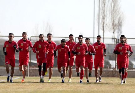 کری‌خوانی جالب بیرانوند و مهاجمان در تمرین امروز پرسپولیس
