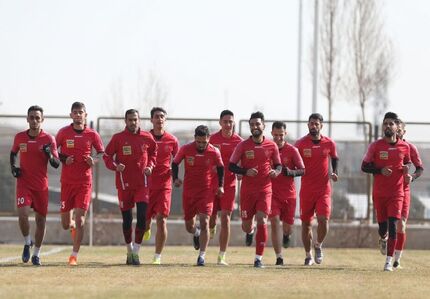 کری‌خوانی جالب بیرانوند و مهاجمان در تمرین امروز پرسپولیس