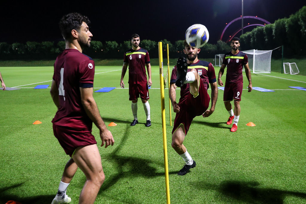 تیم ملی، اولین تمرین خود را در قطر برگزار کرد