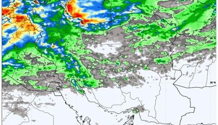 پیش بینی آغاز بارندگی از روز دوشنبه