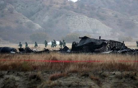 سقوط یک هواپیمای باربری نظامی روسیه با کشته شدن همه سرنشینان