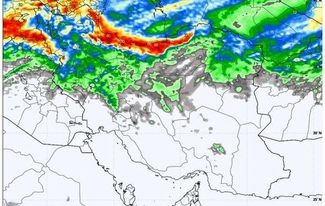 ورود سامانه جدید بارشی از فردا ۴ اسفند