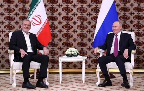پزشکیان و پوتین در ترکمنستان دیدار خواهندکرد