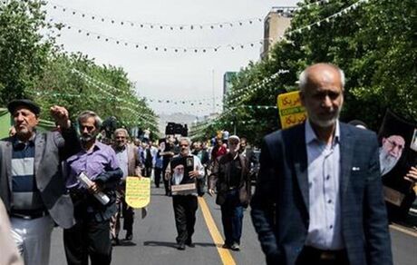 برگزاری راهپیمایی نمازگزاران تهرانی در محکومیت اغتشاشات اخیر