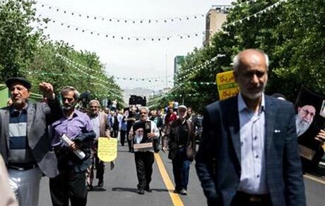 برگزاری راهپیمایی نمازگزاران تهرانی در محکومیت اغتشاشات اخیر